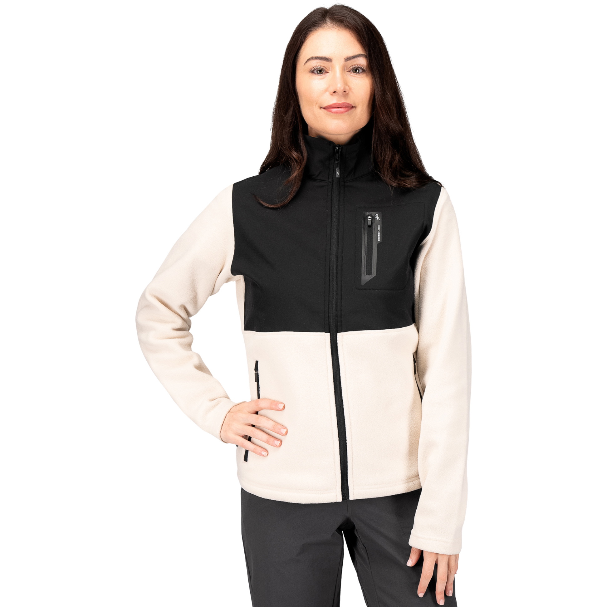 Zhik Womens Hybrid Fleece Jacket JKT-0035-W-CHK - Chalk
